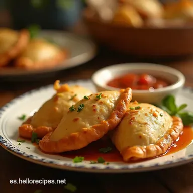 Empanadas Chilenas de Pino Un Cl&aacute;sico Casero Tarjeta de receta