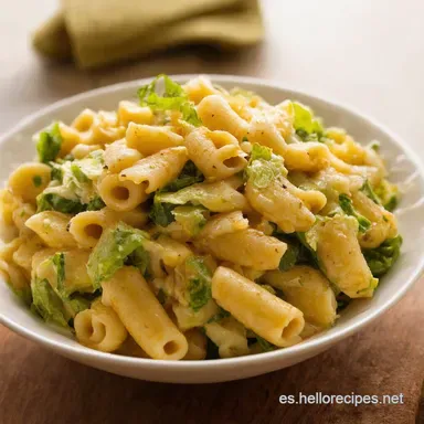 Ensalada de Macarrones Receta Mi Secreto Espa&ntilde;ol Refrescante Tarjeta de receta