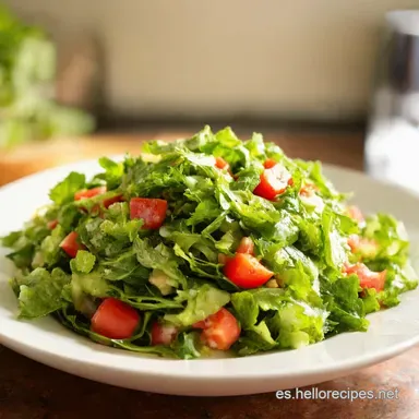 Ensalada de Verano F&aacute;cil Mi Secreto Mediterr&aacute;neo Tarjeta de receta