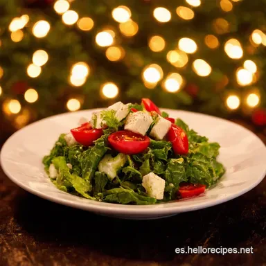 Ensalada Navide&ntilde;a El Acompa&ntilde;amiento Festivo M&aacute;s Rico Tarjeta de receta