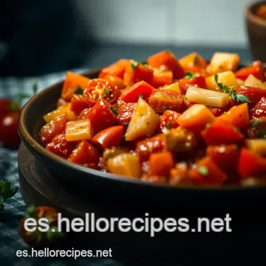 Escalivada Receta F&aacute;cil: &iexcl;Sabor Mediterr&aacute;neo en Casa! Tarjeta de receta