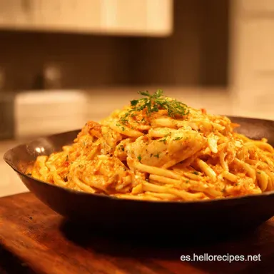 Espaguetis con Atún Receta Rápida Lista en 15 Minutos Tarjeta de receta