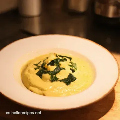 Espinacas a la Crema Receta de la Abuela F&aacute;cil y Cremosa Tarjeta de receta