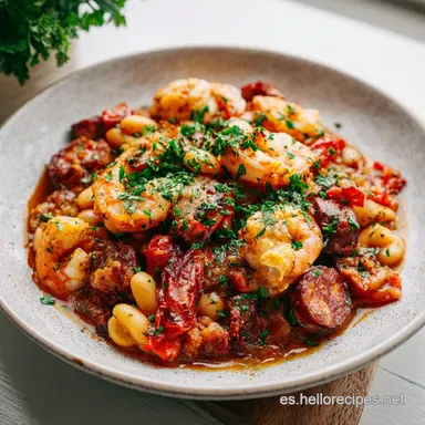 Fabada Asturiana Receta Tradicional para 4 Tarjeta de receta