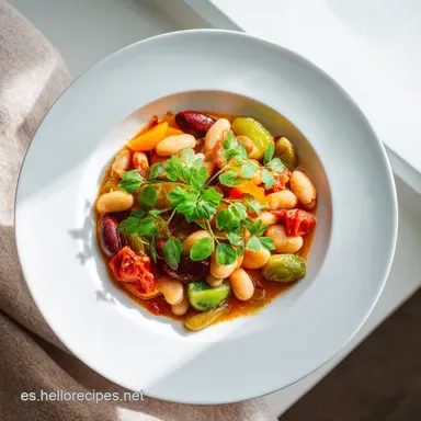 Fabada Asturiana Receta Tradicional para 6 Comensales Tarjeta de receta