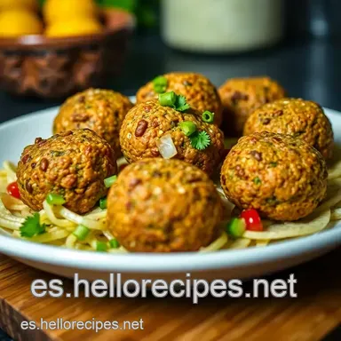 Falafel Casero F&aacute;cil: &iexcl;El Secreto Crujiente Revelado! Tarjeta de receta