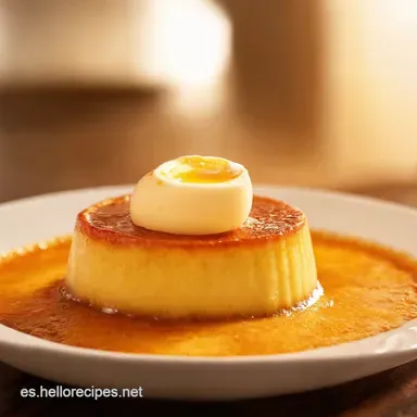C&oacute;mo Hacer Flan de Huevo Cremoso Receta de la Abuela Tarjeta de receta