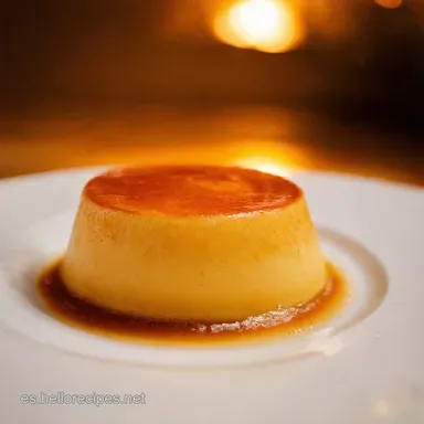 Flan Leche Condensada El Secreto de la Abuela Revelado Tarjeta de receta