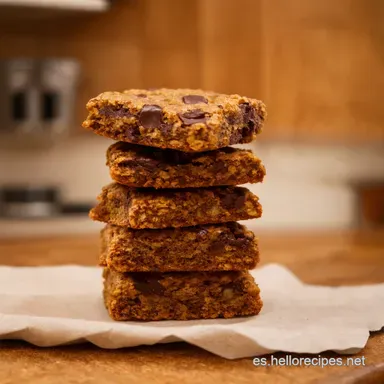 Galletas de Avena y Chocolate Receta F&aacute;cil y Deliciosa Tarjeta de receta