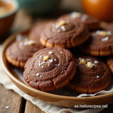 Galletas Doble Chocolate con Sal Crujientes y Adictivas Tarjeta de receta