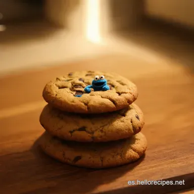 Galletas de Cookie Monster Caseras Receta Triki Aprobada Tarjeta de receta