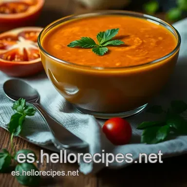 Gazpacho Andaluz: &iexcl;El Sabor del Verano en tu Mesa! Tarjeta de receta