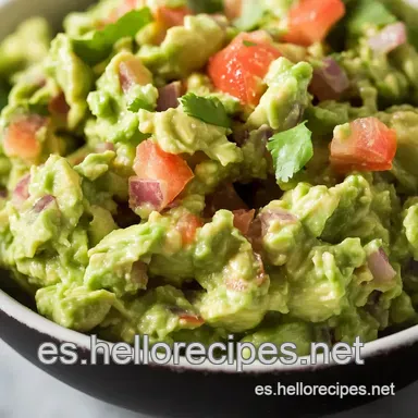 Guacamole Cl&aacute;sico: &iexcl;El Aut&eacute;ntico Sabor de M&eacute;xico! Tarjeta de receta