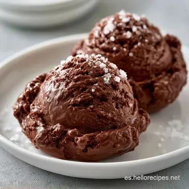 Helado Chocolate Oscuro para 4 Personas Tarjeta de receta