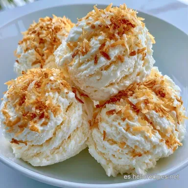 Helado de Coco con Leche de Coco Tarjeta de receta