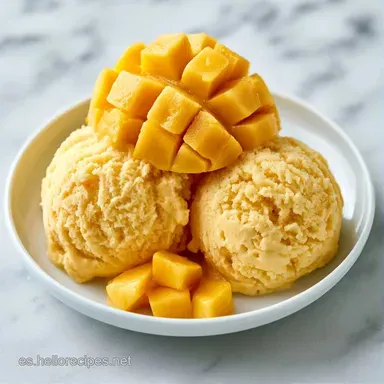 Helado De Frutas Con Leche Condensada Tarjeta de receta