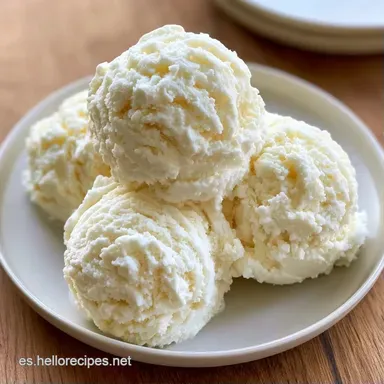 Helado De Queso Con Quesito Colombiano Tarjeta de receta