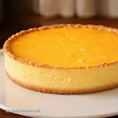 Tarta de Queso F&aacute;cil Mi Secreto para la M&aacute;s Cremosa Tarjeta de receta