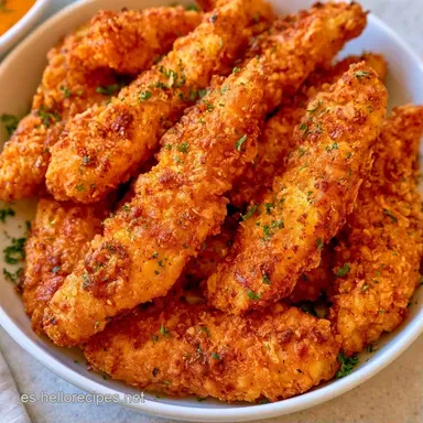 Lagrimitas De Pollo Crujientes Tarjeta de receta
