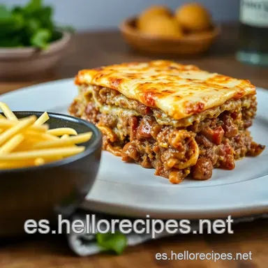 Lasa&ntilde;a de Carne Cl&aacute;sica: &iexcl;Receta de la Abuela Revelada! Tarjeta de receta