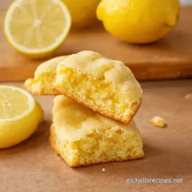 Galletas Crinkle de Lim&oacute;n Caseras Receta F&aacute;cil y Deliciosa Tarjeta de receta