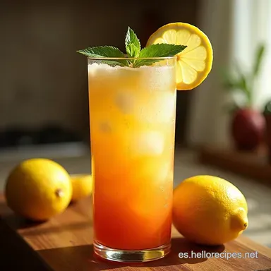 Limonada de Fresa Casera Un Beso Andaluz Refrescante Tarjeta de receta