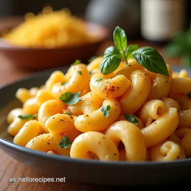 Macarrones con Queso Cremosos La Receta Definitiva Casera Tarjeta de receta
