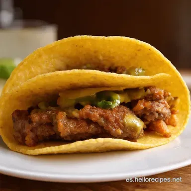 Mactacos Tacos de Hamburguesa que Enamoran Tarjeta de receta