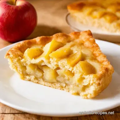 Masa para Pie de Manzana Estilo Abuela Receta F&aacute;cil Tarjeta de receta