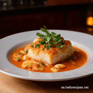 Merluza a la Marinera El Sabor de España en tu Mesa Tarjeta de receta