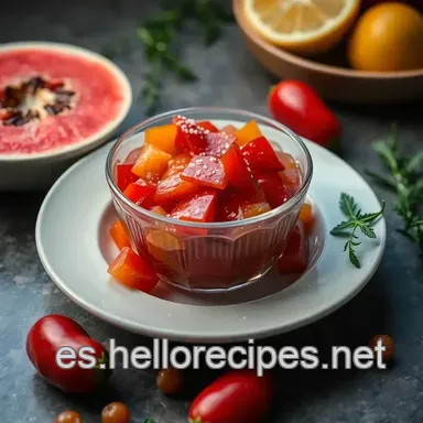 Mermelada de Sand&iacute;a Casera Mermelada: Sabor de Verano F&aacute;cil Tarjeta de receta