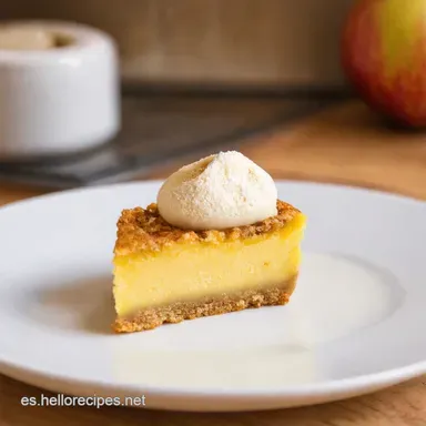 Milhojas de Manzana y Custard Sin Gelatina Receta Crujiente Tarjeta de receta