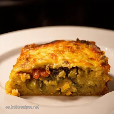 Moussaka Griega A la Abuela Recetas con Berenjenas Caseras Tarjeta de receta