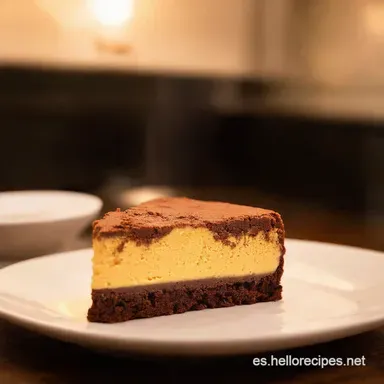 Mousse de Lúcuma con Brownies Un Pecado Peruano Irresistible Tarjeta de receta