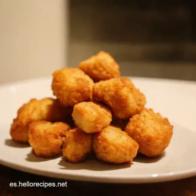 Nuggets Caseros Crujientes Receta F&aacute;cil y Deliciosa Tarjeta de receta