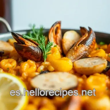 Paella de Marisco: &iexcl;Receta Espa&ntilde;ola F&aacute;cil para Chuparse los Dedos! Tarjeta de receta