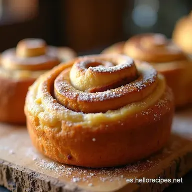 Pan de Cinnamon Roll Casero La Receta de la Abuela Tarjeta de receta