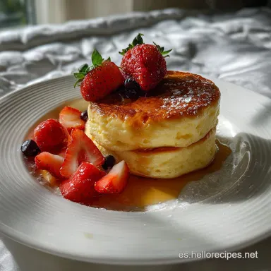 Pancakes Souffl Japoneses: La Receta M&aacute;s Esponjosa Tarjeta de receta