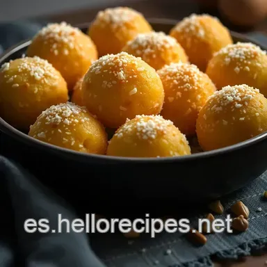 Panellets Caseros Receta: El Dulce Catalán Más Auténtico Tarjeta de receta