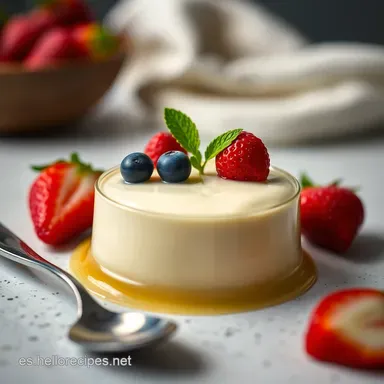 Panna Cotta Fácil: ¡El Postre Italiano Cremoso Que Te Enamorará! Tarjeta de receta