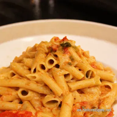 Pasta Mediterránea con Jurel Como en el Chiringuito Tarjeta de receta