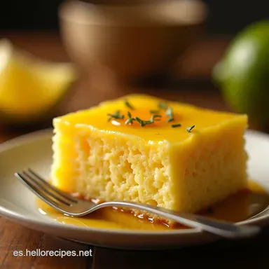 Receta Pastel de Lim&oacute;n Cremoso con Base Crujiente Tarjeta de receta