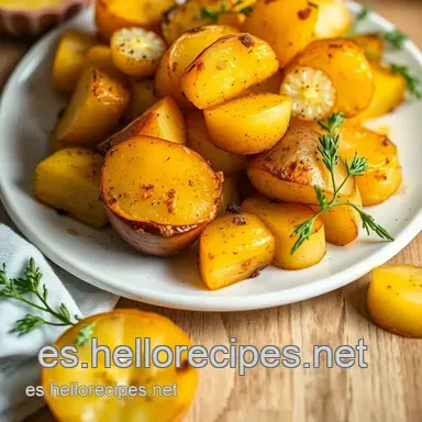 Patatas al Horno: El Secreto de la Abuela Crujiente Tarjeta de receta