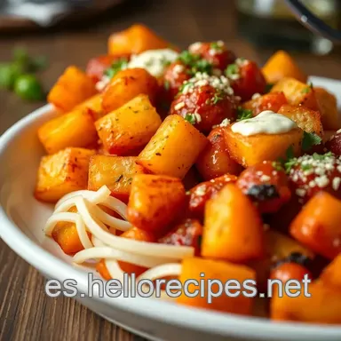 Patatas Bravas Aut&eacute;nticas: &iexcl;Receta Espa&ntilde;ola F&aacute;cil! Tarjeta de receta