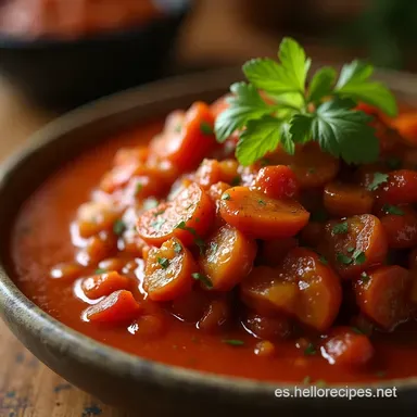 Pebre Chileno Casero La Salsa Original para tu Asado Chileno Tarjeta de receta