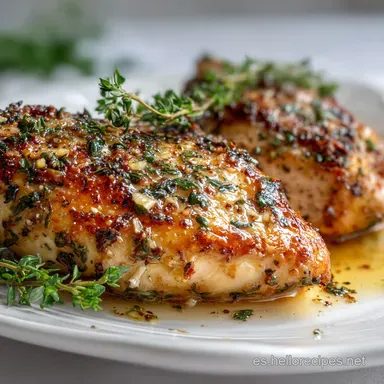 Recetas R&aacute;pidas con Pollo Pan-Sear | 15 Minutos Tarjeta de receta