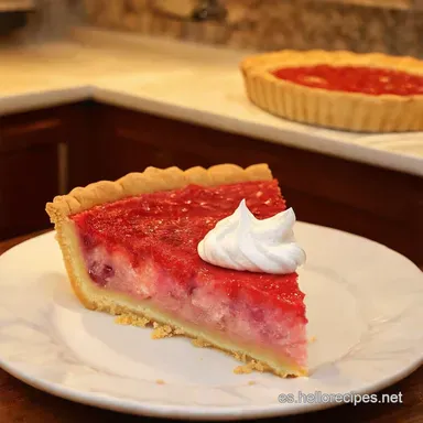 Pie de Frambuesa con Merengue El Secreto de la Abuela Tarjeta de receta