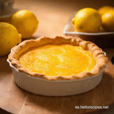 Pie de Lim&oacute;n Casero La Receta de la Abuela Tarjeta de receta