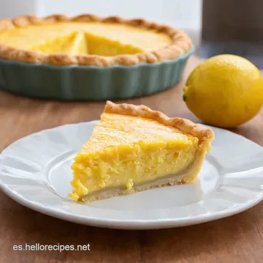 Pie de Lim&oacute;n F&aacute;cil Estilo Abuela Receta Sin Fallas Tarjeta de receta