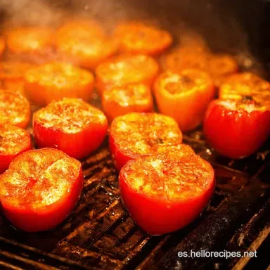 Asar Pimientos en el Horno El Secreto para un Sabor Incre&iacute;ble Tarjeta de receta